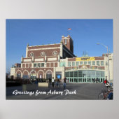 Asbury Park NJ Paramount Theater & Convention Hall Poster (Voorkant)