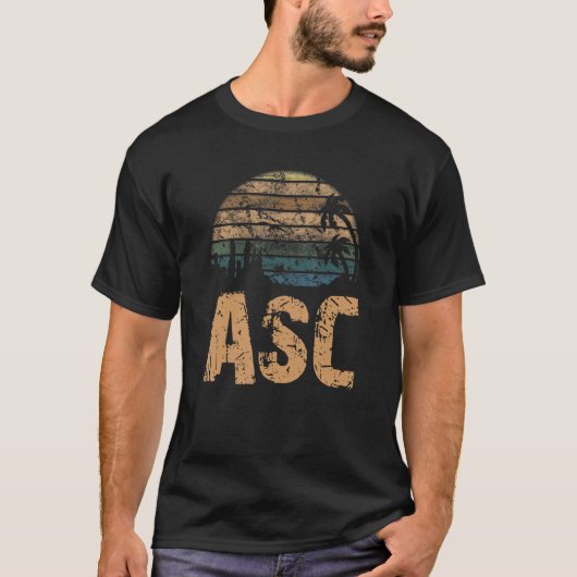 ASC Vintage Sunset Distressed T-shirt (Voorkant)