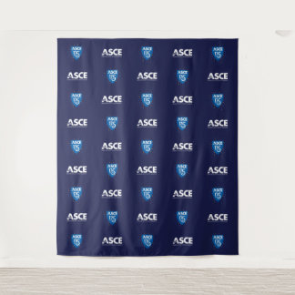 ASCE 175e verjaardag aangepaste logo achtergrond Wandkleed