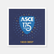 ASCE 175e verjaardag feestelijke servet