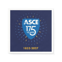 ASCE 175e verjaardag feestelijke servet