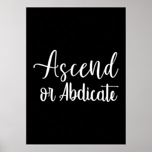 Ascend - Gym Hustle Succes Motivatie Poster
