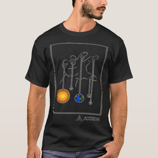 Ascendancy Axxion Abstract Planets Solar System Sp T-shirt (Voorkant)