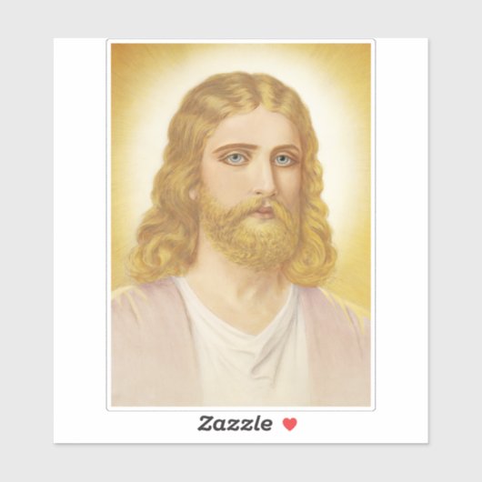 Ascended Master Jesus Christ Sticker (Vel)