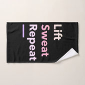 Ascenseur. Suis. Recommencer. (Serviette à main)