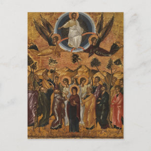 Ascensie Orthodox Christelijk Byzantijns Pascha Ic Briefkaart