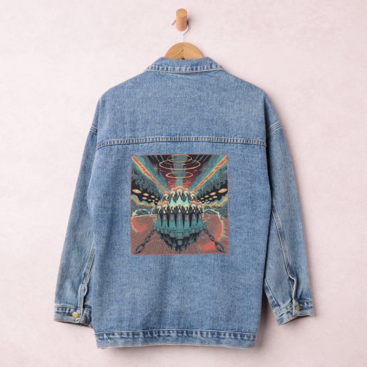 Ascensie van de gebonden profeten denim jacket (Hangar)