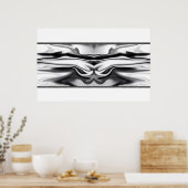 Ascension - chroomengel abstract poster (Keuken)