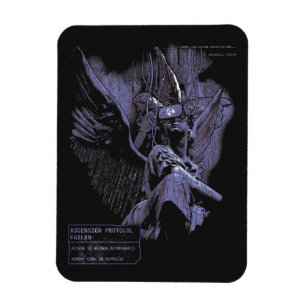 Ascension Denied - Techno-Gothic Streetwear Design Magneet