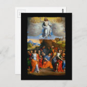 Ascension in Golden Clouds Briefkaart (Voorkant / Achterkant)