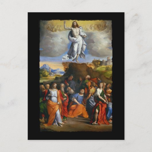 Ascension in Golden Clouds Briefkaart (Voorkant)