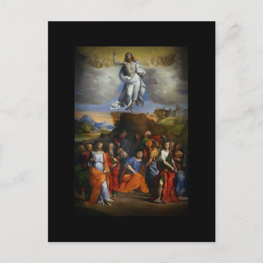 Ascension in Golden Clouds Briefkaart (Voorkant)