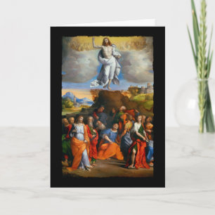 Ascension in Golden Clouds Feestdagen Kaart