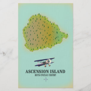 Ascension Island - kaart overzeese gebiedsdelen