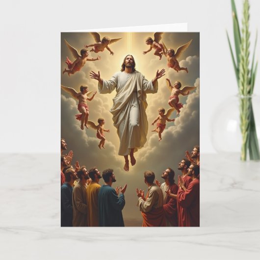 Ascension Scene Greeting Card Kaart (Voorkant)