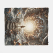 Ascension to the Light Fleece Deken (Voorkant (Horizontaal))