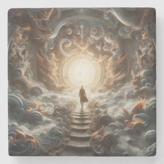 Ascension to the Light Stenen Onderzetter (Voorkant)