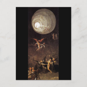 Ascent van de Gezegende, door Hieronymus Bosch Briefkaart