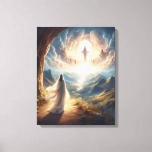 Ascentie vervuld voorbij de Hemelpoort Canvas Afdruk