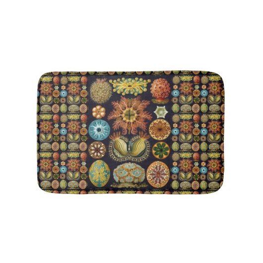 Ascidiae van Ernst Haeckel, zeedieren Badmat (Voorkant)