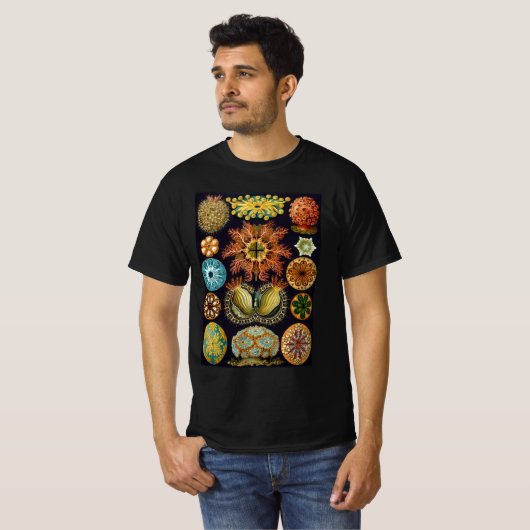 Ascidiae van Ernst Haeckel, zeedieren T-shirt (Voorkant volledig)