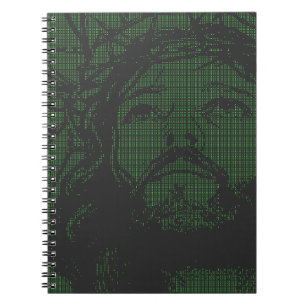 ASCII Art Jezus Doornenkroon Johannes 19:30 Notitieboek