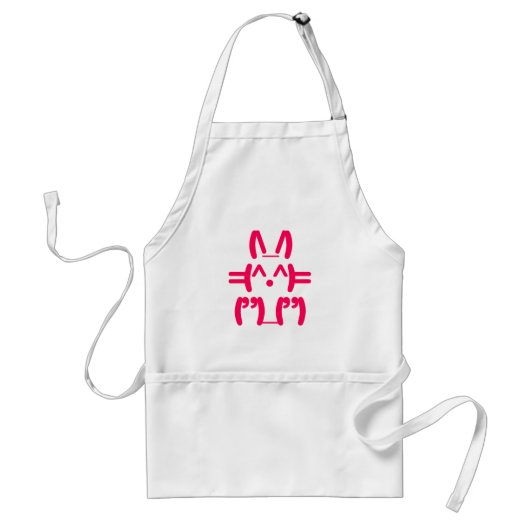 Ascii Bunny - Rabbit Cute Geek Standaard Schort (Voorkant)