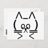 ASCII Cat Briefkaart (Voorkant / Achterkant)