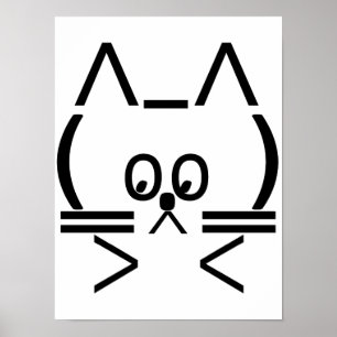 ASCII Cat Poster