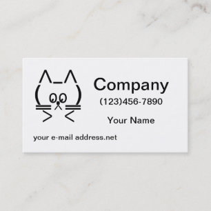 ASCII Cat Visitekaartje