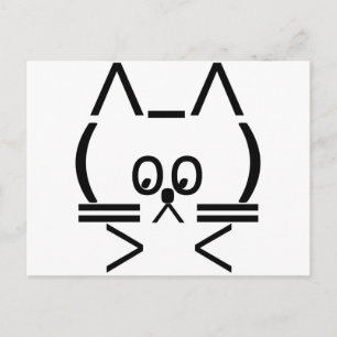 ASCII Kat Briefkaart