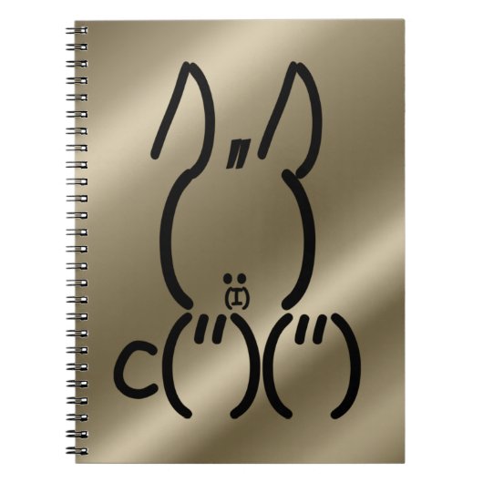 ASCII Rabbit Notitieboek (Voorkant)