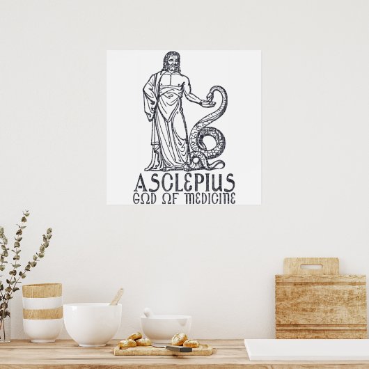 Asclepius Poster (Keuken)