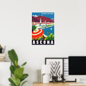 Ascona Zwitserland Poster (Thuiskantoor)