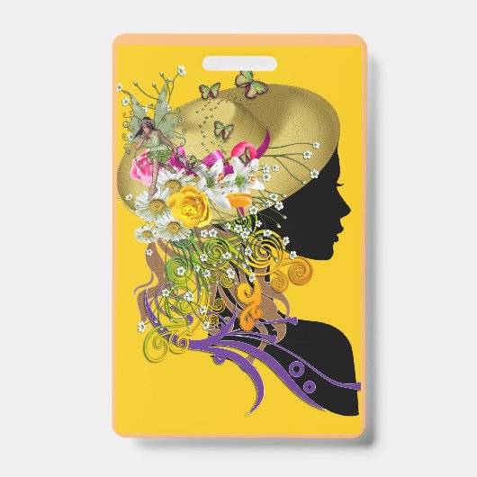 ascot hoed. badge (Voorzijde)