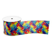 ASD Aspergers Autisme Awareness Puzzle Pattern Lint (Spoel)
