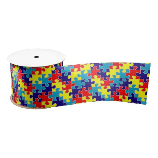 ASD Aspergers Autisme Awareness Puzzle Pattern Lint (Spoel)