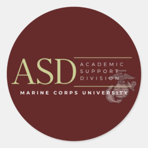 ASD-STICKER RONDE STICKER