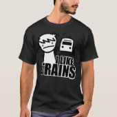 ASDF T-Shirt I Like Trains Essential T-Shirt (Voorkant)