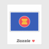 ASEAN Vlag Sticker (Vel)