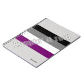 Aseksueel gepride Notitieboek (Linkerzijde)