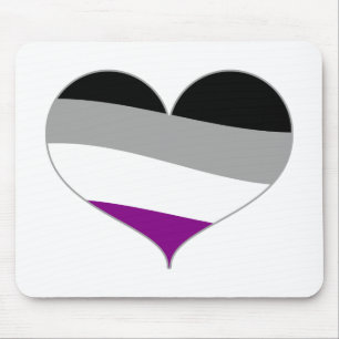 Aseksueel naast LGBT Pride Stroke Muismat