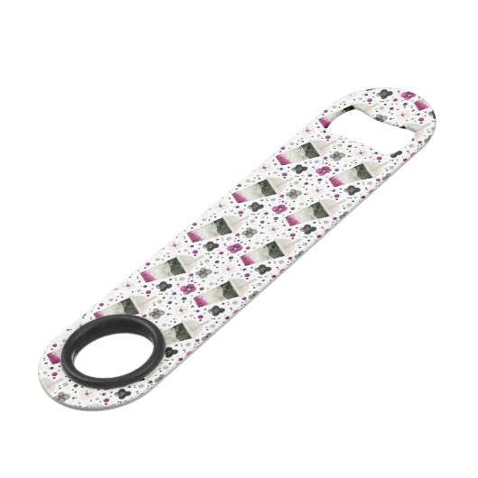 Aseksuele Pride Bottle Opener Speed Flessenopener (Voorkant Gekanteld)