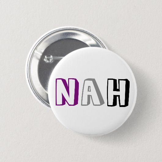 Aseksuele Pride Button (Voorkant /achterkant)