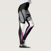 Aseksuele pride Fist Leggings (Rechts)