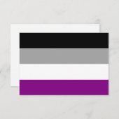 Aseksuele Pride Flag (Voorkant / Achterkant)