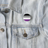 Aseksuele Pride Flag Button (In situ)
