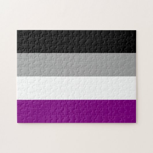 Aseksuele Pride Flag Legpuzzel (Horizontaal)