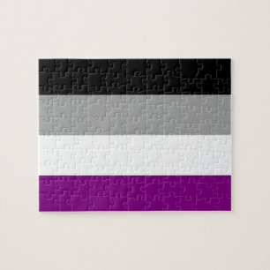 Aseksuele pride Flag LGBTQ Legpuzzel
