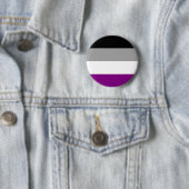 Aseksuele Pride Flag Ronde Button 5,7 Cm (In situ)